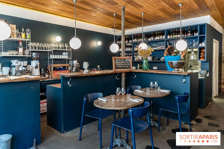 Belle Maison, Bistrot iodé, restaurant de poissons et fruits de mer Paris 9 - comptoir - bar
