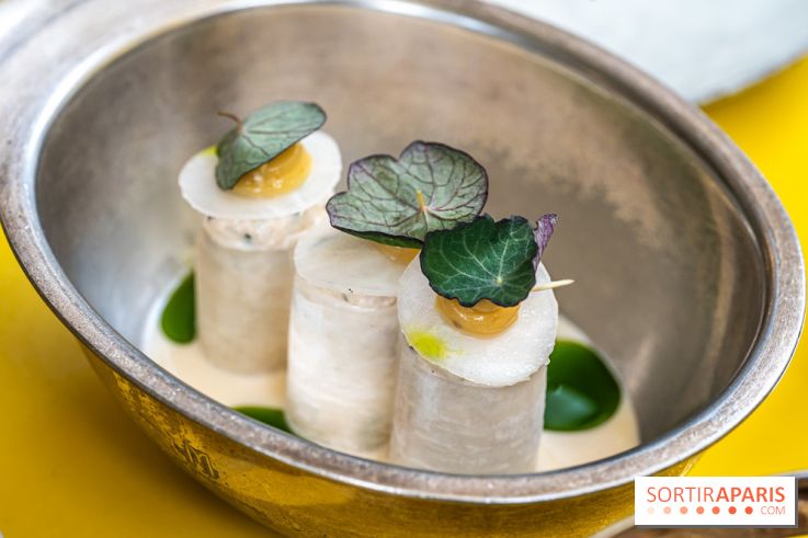 Belle Maison, Bistrot iodé, restaurant de poissons et fruits de mer Paris 9 - cannelloni de crabe