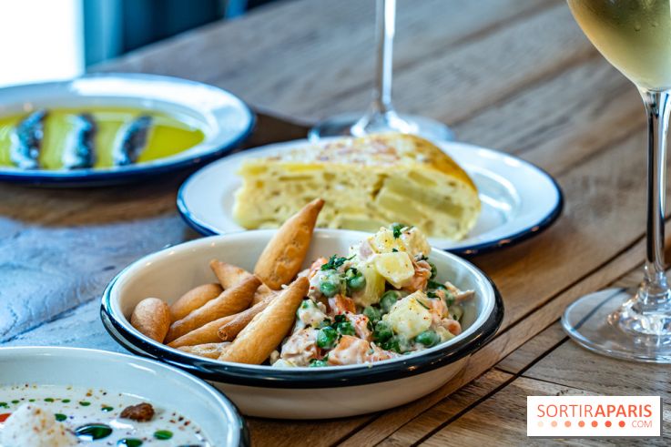 Tina restaurant - bar à Tapas Paris 6  -  Ensaladilla rusa - tortilla