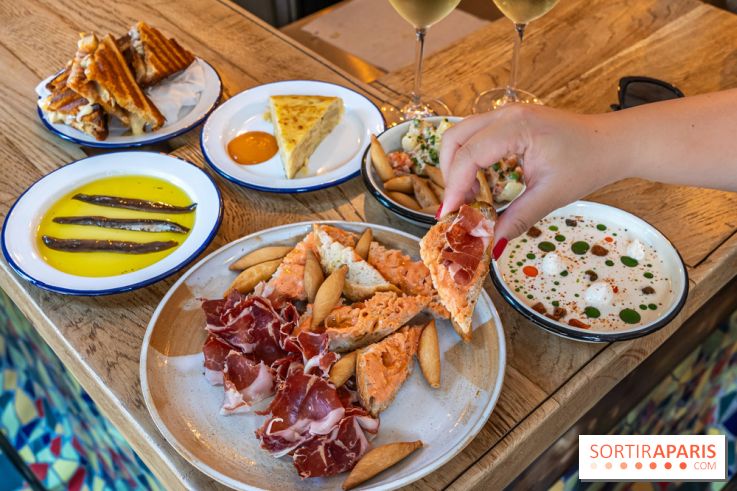 Tina restaurant - bar à Tapas Paris 6  -  pata negra - pan con tomate