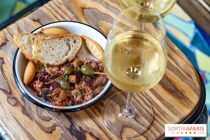 Tina restaurant - bar à Tapas Paris 6  -  tartare de bœuf