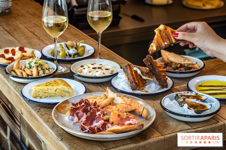 Tina restaurant - bar à Tapas Paris 6  -  assiettes à partager