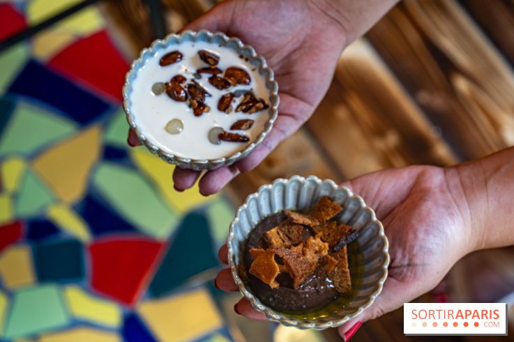 Tina restaurant - bar à Tapas Paris 6  -  riz au lait crème chocolat