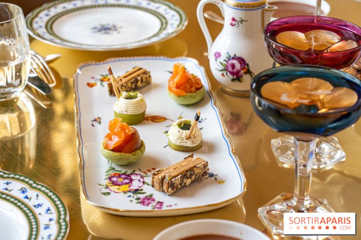 Le Tea Time de la Reine d'Ore à Versailles -  pièces salées