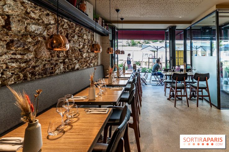 Fana Bistrot, le restaurant bistronomique du 18e avec terrasse et vue Sacré Cœur -  salle