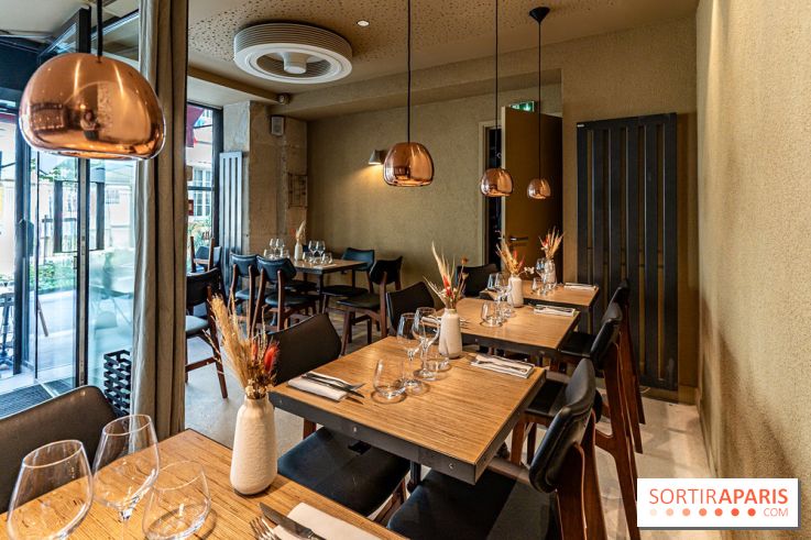 Fana Bistrot, le restaurant bistronomique du 18e avec terrasse et vue Sacré Cœur -  salle