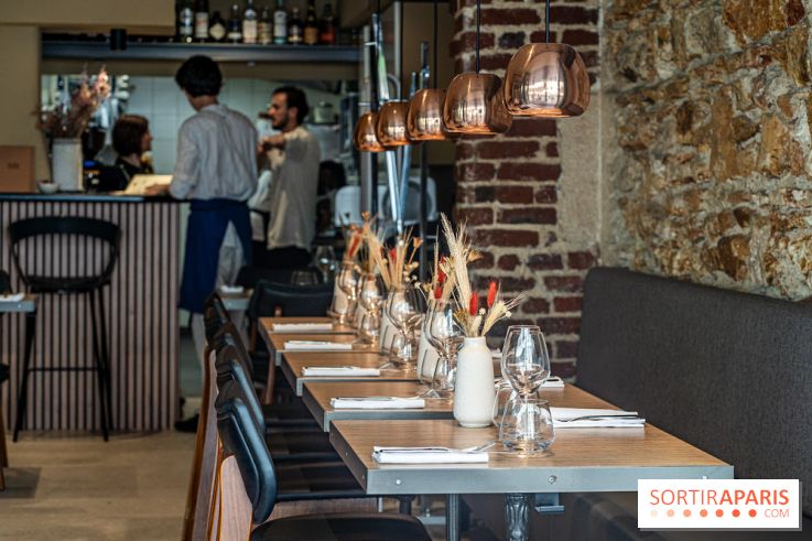 Fana Bistrot, le restaurant bistronomique du 18e avec terrasse et vue Sacré Cœur -  table