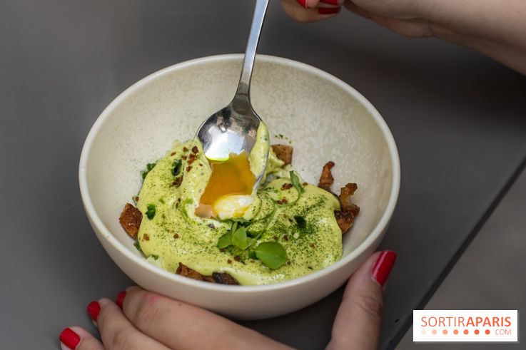 Fana Bistrot, le restaurant bistronomique du 18e avec terrasse et vue Sacré Cœur -  oeuf parfait