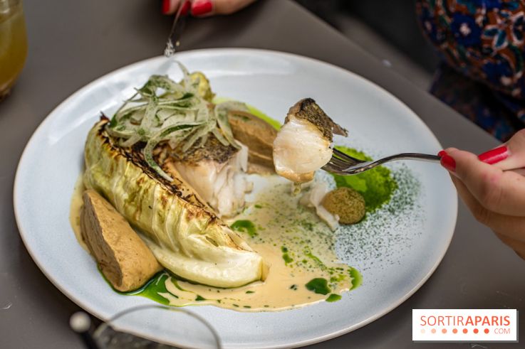 Fana Bistrot, le restaurant bistronomique du 18e avec terrasse et vue Sacré Cœur -  poisson et chou