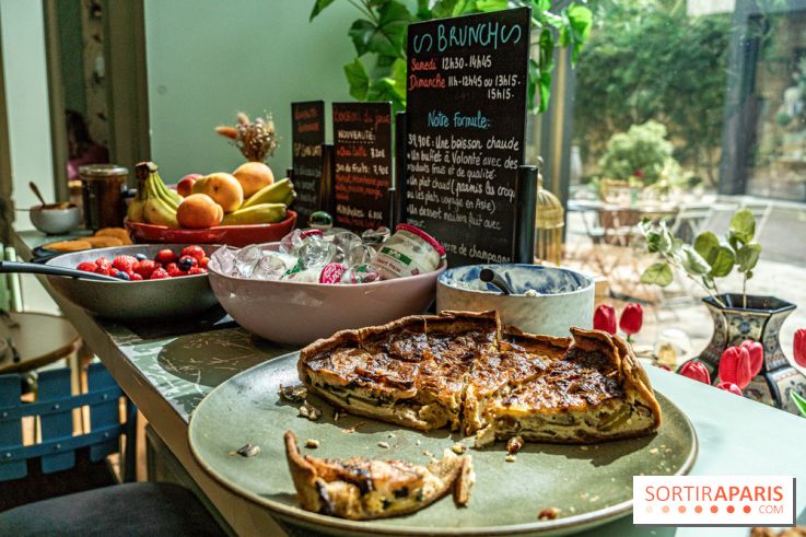 Le brunch à volonté de Chez Molly à Versailles dans les Yvelines - 78 -  quiche