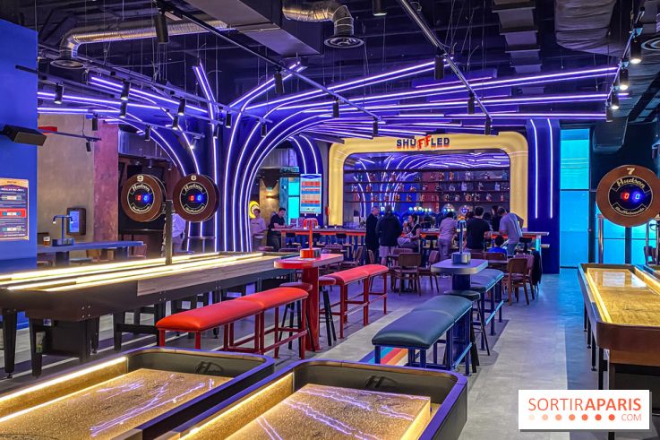Shuffled, l'enseigne de shuffleboard à Boom Boom Villette - IMG 8529