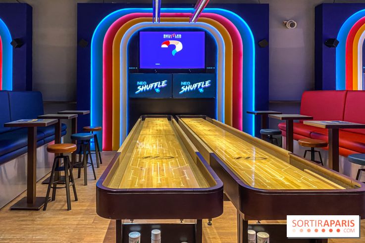 Shuffled, l'enseigne de shuffleboard à Boom Boom Villette - IMG 8533