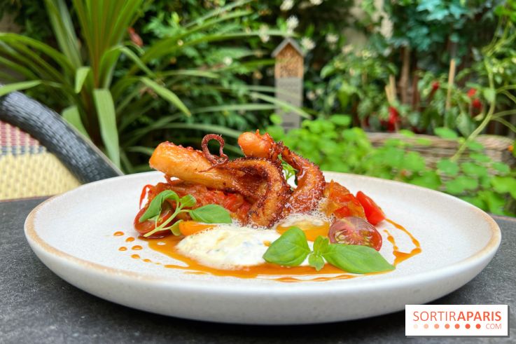 Le Potager, Roch Hotel & Spa - Poulpe grillé, légumes