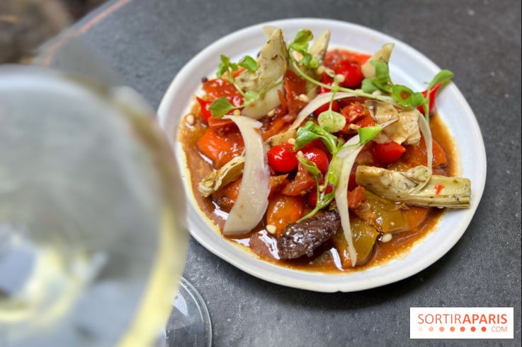 Le Potager, Roch Hotel & Spa - Poivrons et artichauts marinés