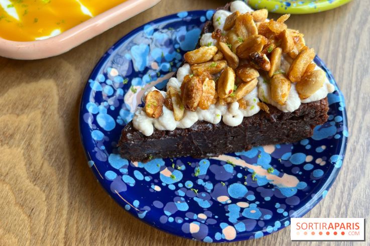 Restaurant Oté - Fondant chocolat, crème dakatine