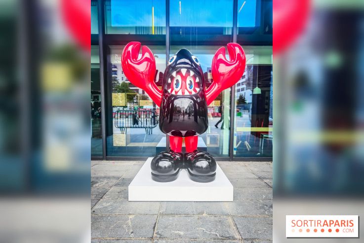 Les homards de l'artiste pop Philip Colbert envahissent la Station F pour une expo gratuite insolite - IMG20240708163333