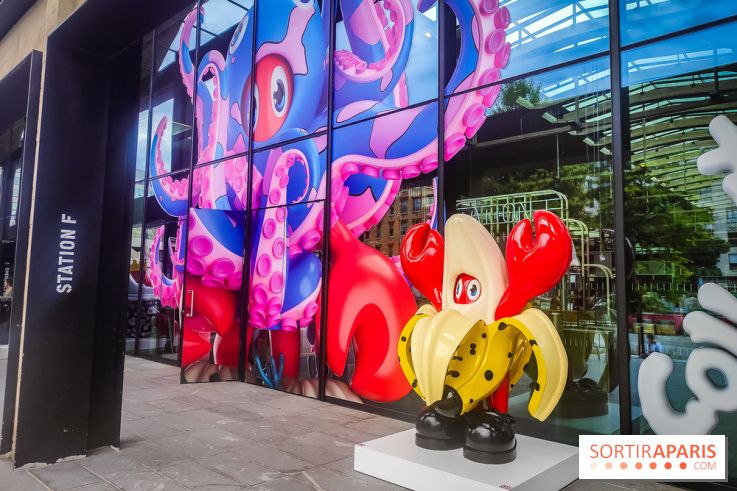 Les homards de l'artiste pop Philip Colbert envahissent la Station F pour une expo gratuite insolite - IMG20240708163345