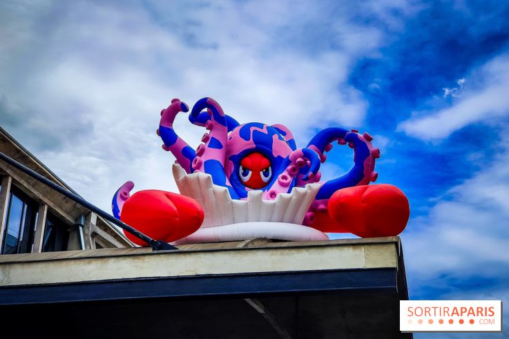 Les homards de l'artiste pop Philip Colbert envahissent la Station F pour une expo gratuite insolite - IMG20240708163308