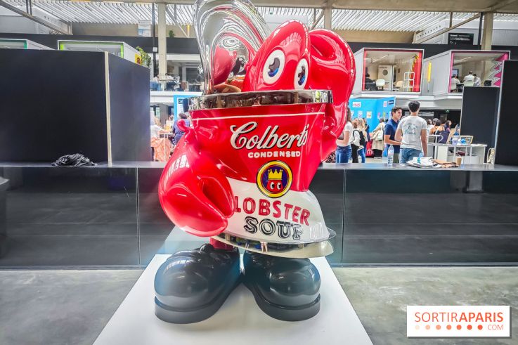 Les homards de l'artiste pop Philip Colbert envahissent la Station F pour une expo gratuite insolite - IMG20240708164223