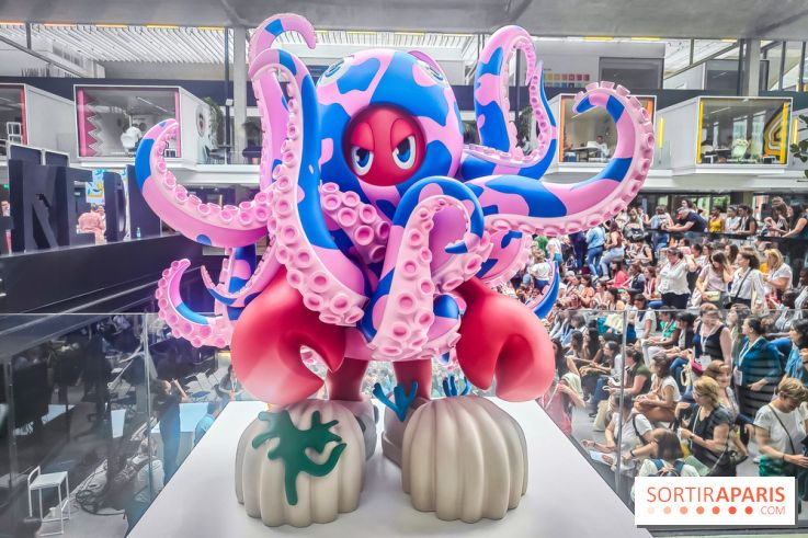 Les homards de l'artiste pop Philip Colbert envahissent la Station F pour une expo gratuite insolite - IMG20240708164351