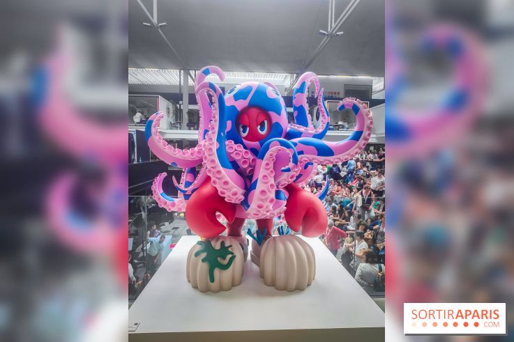 Les homards de l'artiste pop Philip Colbert envahissent la Station F pour une expo gratuite insolite - IMG20240708164347