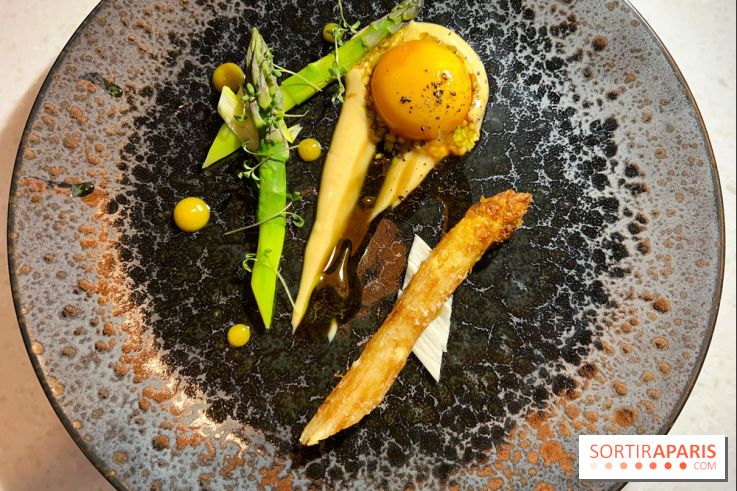 ERH - Asperge verte et blanche, miso blanc