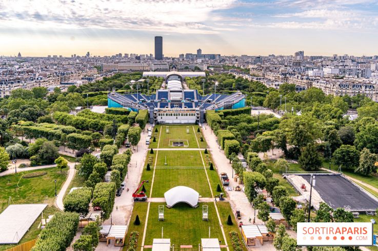 La terrasse sur la Tour Eiffel 2024 en mode JO Paris 2024 - les photos