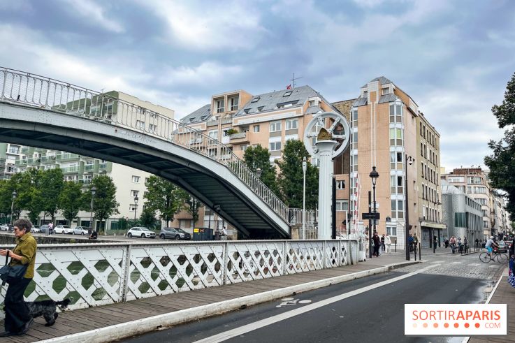 Pont levant rue de Crimée