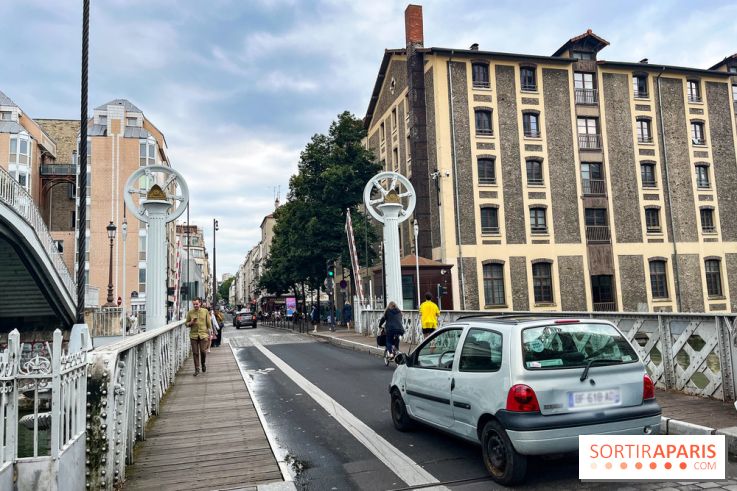 Pont levant rue de Crimée