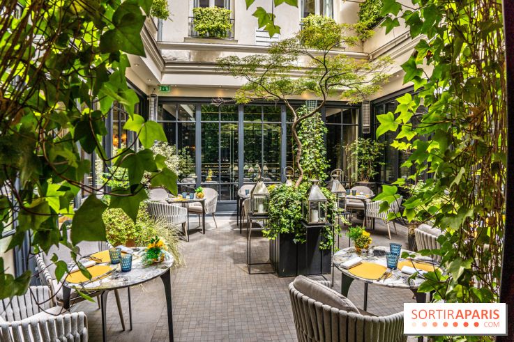 La terrasse cachée du Burgundy pour déjeuner au soleil dans le 8e -  A7C8455