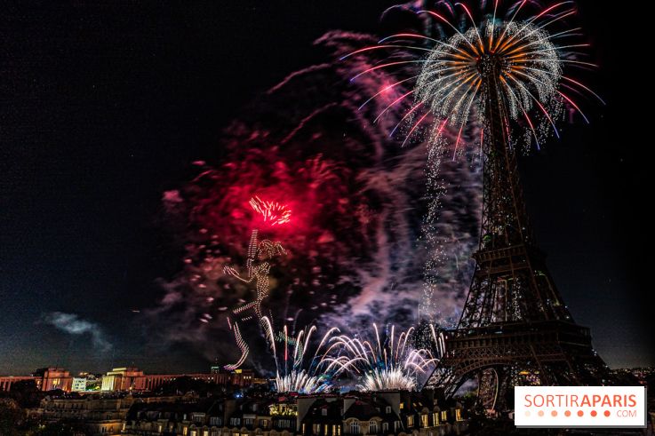 Feu d'artifice du 14 juillet de Paris 2024, les photos 