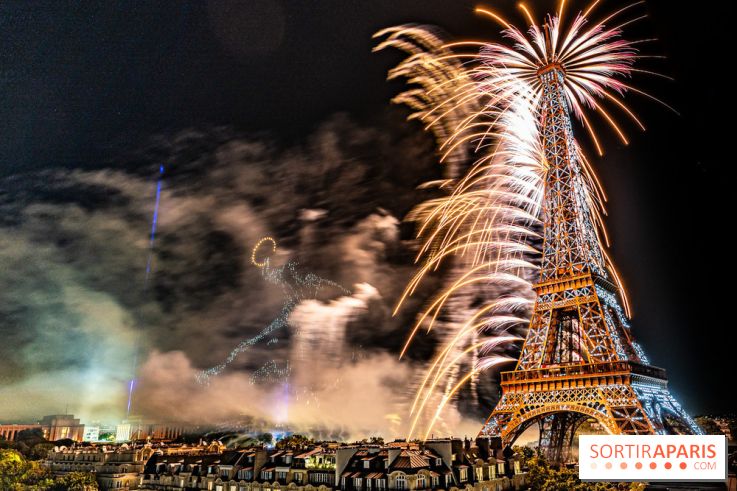 Feu d'artifice du 14 juillet de Paris 2024, les photos
