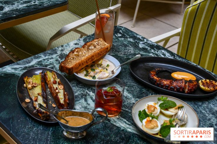 Comestibles comptoir gourmand et terrasse confidentielle par Paul Pairet à l'Hôtel de Crillon