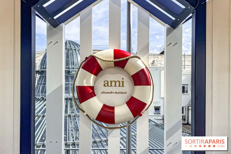 AMI Paris aux Galeries Lafayette Haussmann : pop ups, glacier et crêperie AMI par Julien Sebbag - image00080