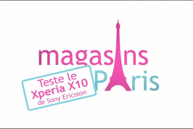 Magasins Paris teste l'Xperia X10 - Episode 2