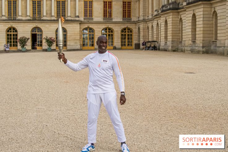 JO Paris 2024 : Les porteurs et relais de la flamme à Versailles -  Steve Toussaint