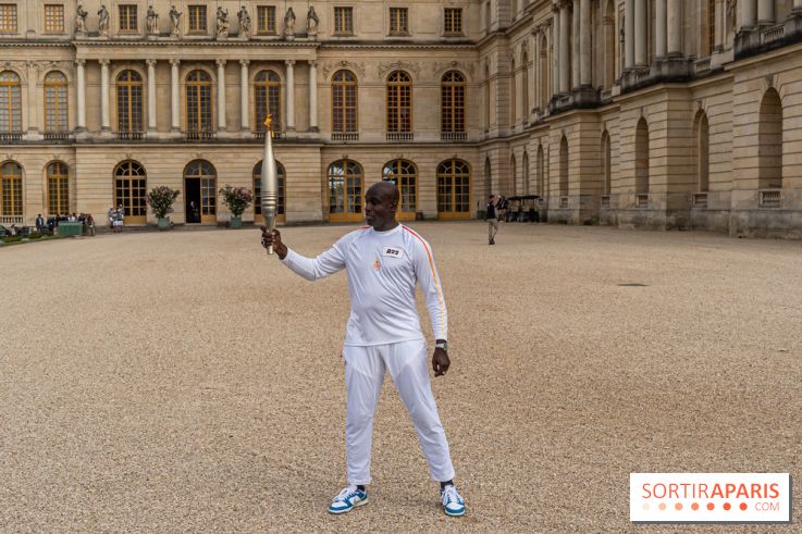 JO Paris 2024 : Les porteurs et relais de la flamme à Versailles -  Steve Toussaint