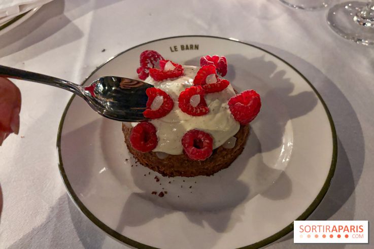 Le Barn Hotel  - la tartelette citron framboise 