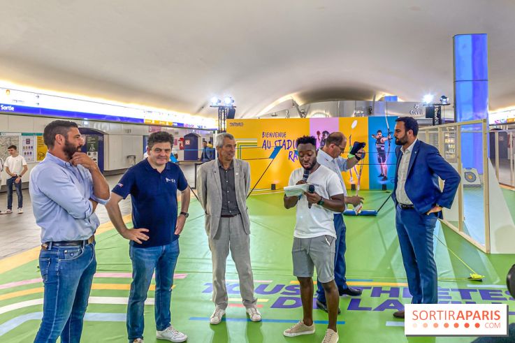 JO de Paris 2024 : animations sportives Stadium RATP à la station Auber