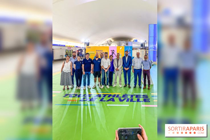 JO de Paris 2024 : animations sportives Stadium RATP à la station Auber - IMG 9287