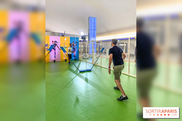 JO de Paris 2024 : animations sportives Stadium RATP à la station Auber - IMG 9290