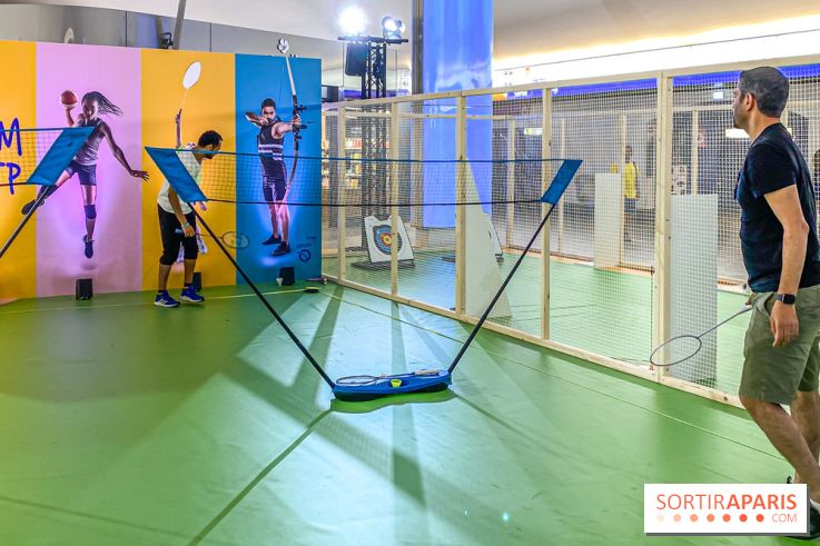 JO de Paris 2024 : animations sportives Stadium RATP à la station Auber - IMG 9291