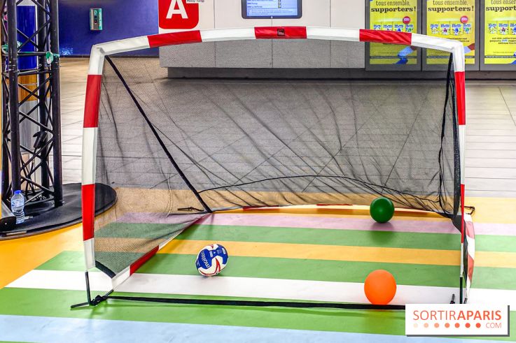 JO de Paris 2024 : animations sportives Stadium RATP à la station Auber - IMG 9300