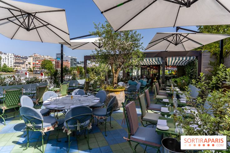La Plage Parisienne, restaurant et terrasse en bord de Seine Quai de Javel