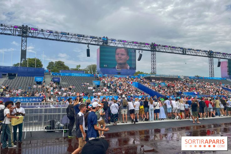 Parc des Champions - écran géant