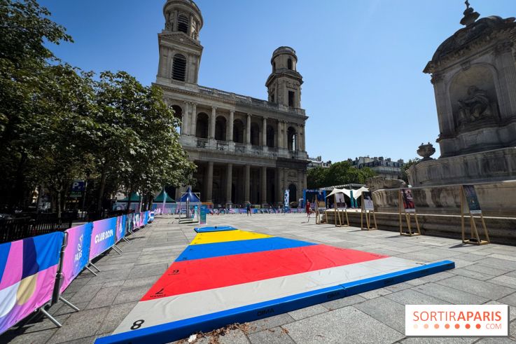 JO Paris 2024 : Fan zone Saint-Sulpice