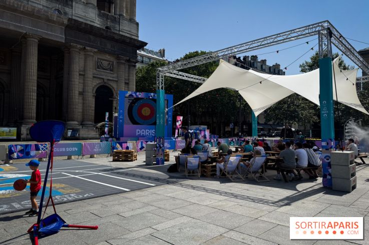 JO Paris 2024 : Fan zone Saint-Sulpice