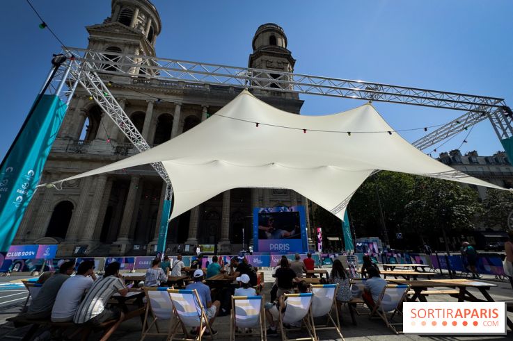 JO Paris 2024 : Fan zone Saint-Sulpice