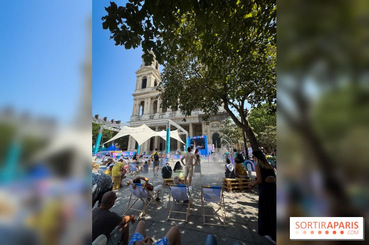 JO Paris 2024 : Fan zone Saint-Sulpice