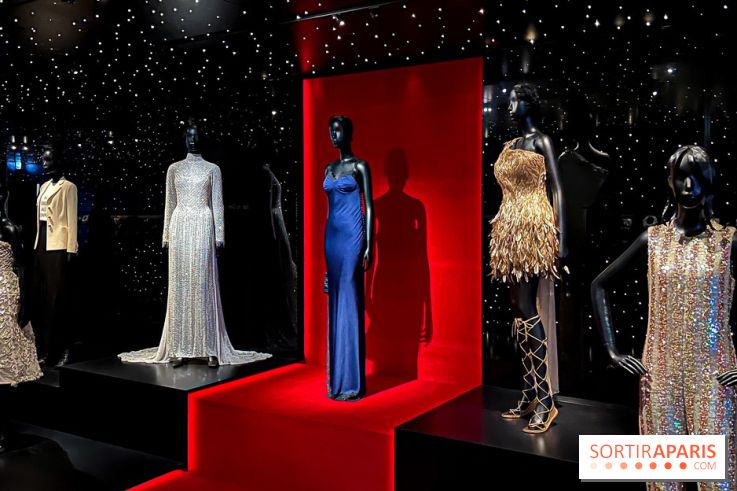 JO paris 2024 : Les tenues de scène de Lady Gaga, Aya Nakamura et Céline Dion exposées à la Galerie Dior  - image00033